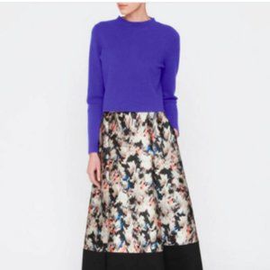 Lk Bennett Size Small Cozo Knitted Top blue wool blend sweater Regency 2015